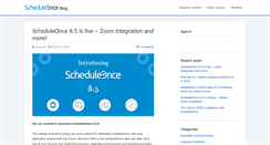 Desktop Screenshot of blog.scheduleonce.com