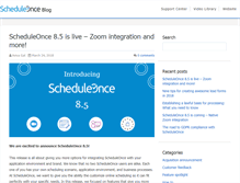 Tablet Screenshot of blog.scheduleonce.com